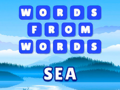 Hra Words from words: Sea