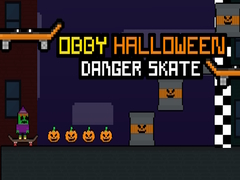 Hra Obby Halloween Danger Skate