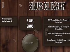 Hra SNUS Clicker