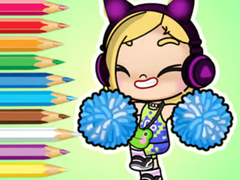 Hra Coloring Book: Avatar World Cheerleader