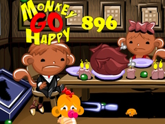 Hra Monkey Go Happy Stage 896