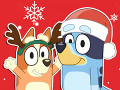 Hra Jigsaw Puzzle: Bluey Christmas Gift