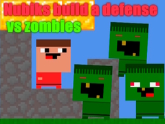 Hra Nubiks build a defense vs zombies