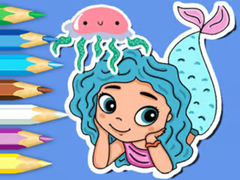 Hra Coloring Book: Jellyfish Mermaid