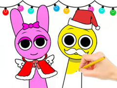 Hra Coloring Book: Sprunki Christmas