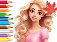 Hra Coloring Book: Barbie Autumn Tale