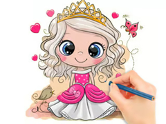 Hra Coloring Book: Chibi Doll Princess