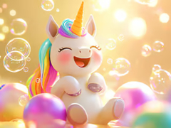 Hra Jigsaw Puzzle: Unicorn Bubble Fun