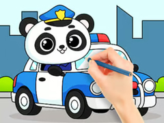 Hra Coloring Book: Police Panda