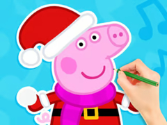 Hra Coloring Book: Peppa Pig Snowman