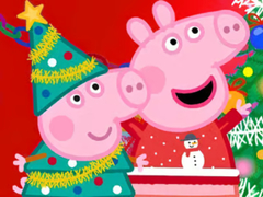 Hra Jigsaw Puzzle: Peppa Pig Christmas Preparation