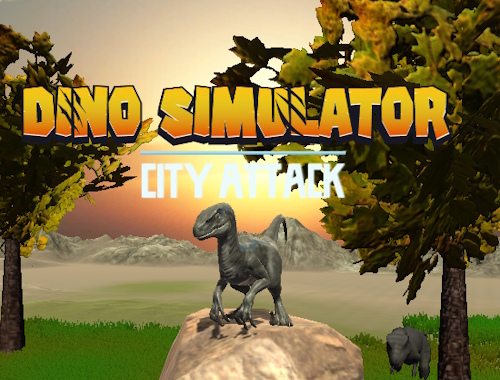 Dino Simulator City Attack.