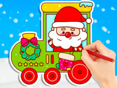 Hra Coloring Book: Christmas Train