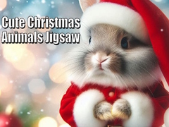 Hra Cute Christmas Animals Jigsaw