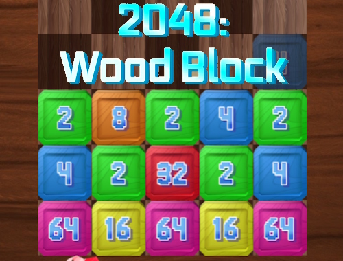 2048: Drevený blok .
