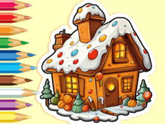 Hra Coloring Book: Christmas Candy House