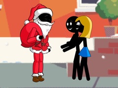 Hra Stickman Santa