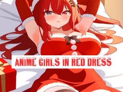 Hra Anime Girls In Red Dress Tile Puzzle