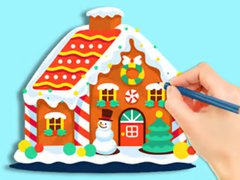 Hra Coloring Book: Gingerbread Hut