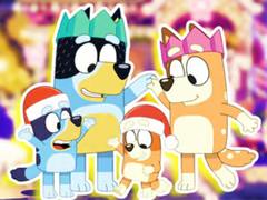 Hra Jigsaw Puzzle: Bluey Family Xmas Eve