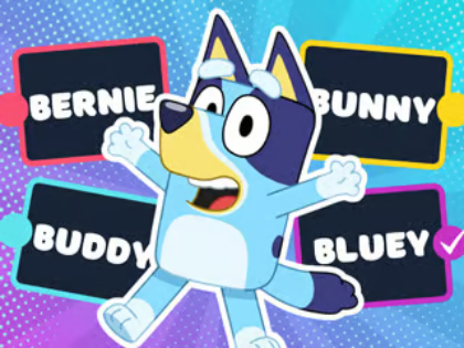 Kvíz pre deti: Kvíz pre fanúšikov Bluey Super .