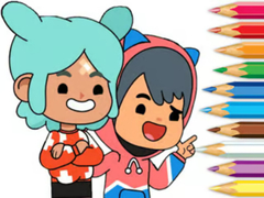 Hra Coloring Book: Toca Boca Friends