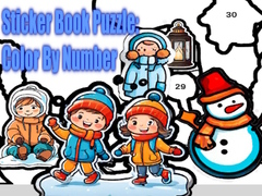 Hra Sticker Book Puzzle: Color By Number