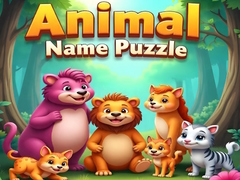 Hra Animal Name Puzzle