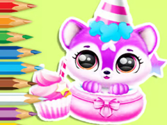 Hra Coloring Book: Baby Fluff's Birthday