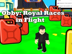 Hra Obby: Royal Races in Flight