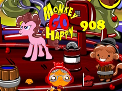 Hra Monkey Go Happy Stage 908