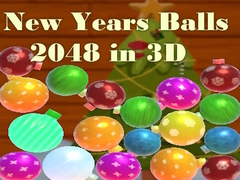 Hra New Years Balls 2048 in 3D