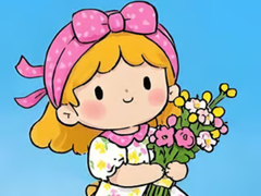 Hra Jigsaw Puzzle: Little Flower Girl