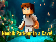 Hra Noobik Parkour in a Cave!