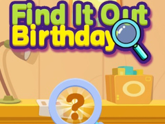 Hra Find It Out Birthday