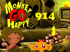 Hra Monkey Go Happy Stage 914