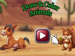 Hra Draw & Color Animals