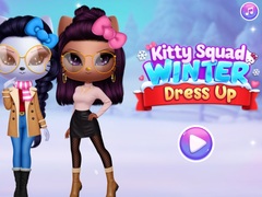 Hra Kitty Squad Winter Dress Up