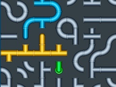 Hra Connect The Pipes Water Puzzle