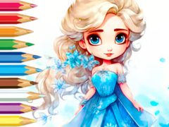 Hra Coloring Book: Frozen Princess