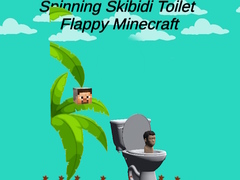 Hra Spinning Skibidi Toilet Flappy Minecraft