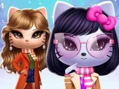 Hra Kitty Squad Winter Dress Up