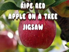 Hra Ripe Red Apple on a Tree Jigsaw