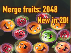 Hra Merge fruits: 2048 New in 2D!