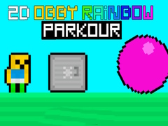Hra 2D Obby Rainbow Parkour