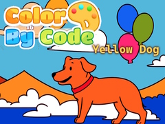 Hra Color By Code: Yellow Dog