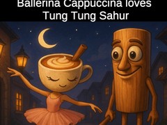 Hra Ballerina Cappuccina loves Tung Tung Sahur