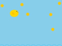Hra A Duck Collecting Coins