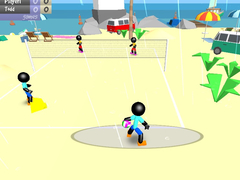 Hra Stickman Beach Volleyball