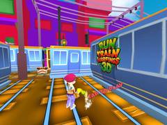 Hra Train Surf Run 3D